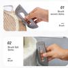 1pcsFlexible Silicone Hair Stick Artifact: Double Hair Removal by Shaving and Sticking