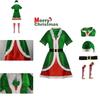 Ausgefallenes Weihnachtselfen-Kostüm Paar-Outfit Polyester Rollenspiel Verkleidungsparty