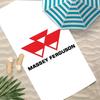 M-Massey Ferguson Towel Polyester Beach Towel Quick Dry Sand Free Bath Towel For Summer Pool Travel Vacation