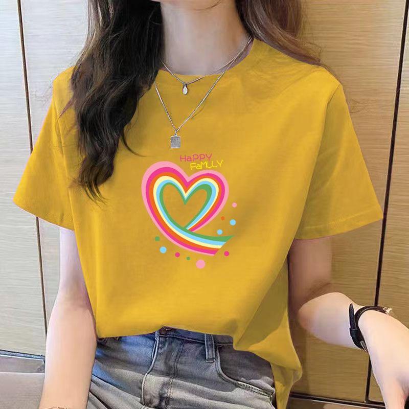 Short sleeved top for girls, Korean version T-shirt, women's clothing shirt, women's top, short sleeved T-shirt, women's clothing new style