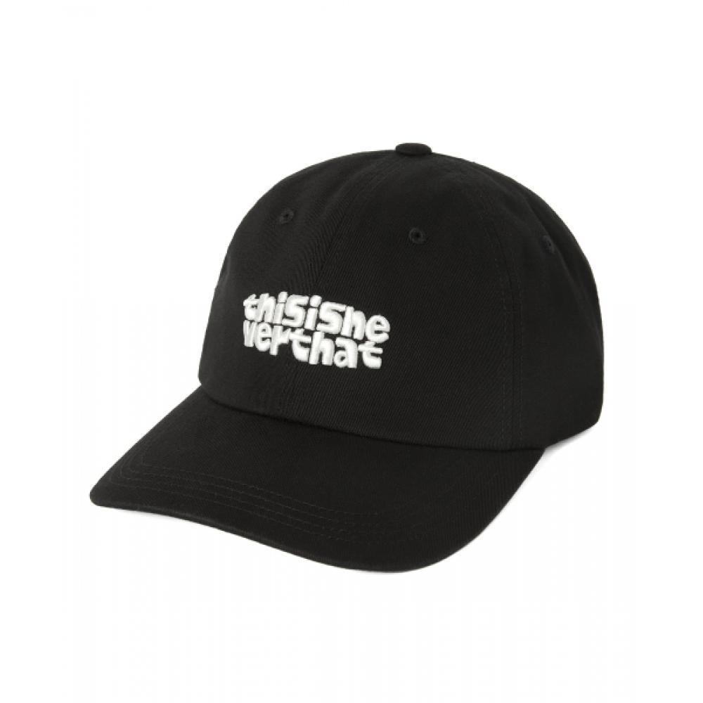 Thisisneverthat Bold Logo Cap Black F