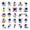 Little Astronaut Stickers 50 Sheets of Stationery Hand Account Water Cup Laptop Cartoon Cute Space Astronaut Stickers