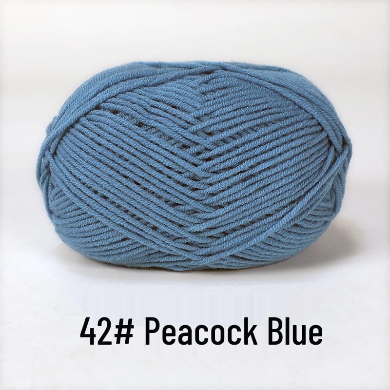 Baby 4-lagiges Milchbaumwollgarn zum Stricken von DIY-Schals oder Decken