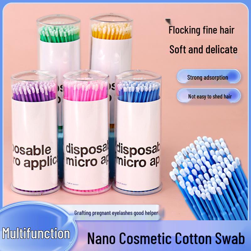 

Korean Eyelash & Makeup Cleaning Swabs, Eyelash Curler, and Application Sticks Set
