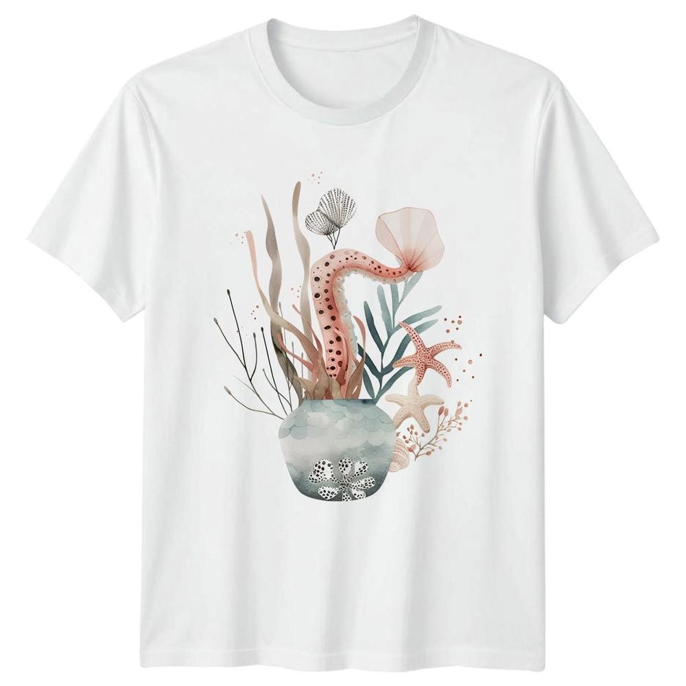 Watercolor Sea Life TShirt Undersea Clipart Gift For Him And Her S