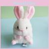 Soft And Cuddly Rabbit Plush Toy Keychain Ideal For Bags And Car Hangings