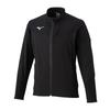 Mizuno Tech Shield Hybrid Training and Easy To Move Size L Jacket, Windproof, Water-Repellent, In, Unisex, Black, (32MCD006)