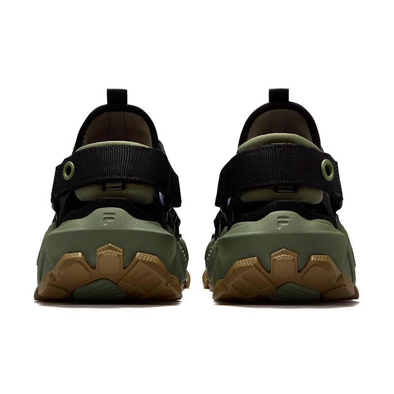 Fila Fusion Exocet Sandal Fashion Versatile Durable River Shoes Men Sandals Gray Green Black T12M521704FGT