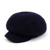 Universal chemistry Deep Navy Wool Newsboy Cap