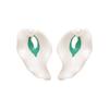 Retro Drip Irregular Pearl Petal Silver Stud Earrings - Fashionable High-End Women's Accessory