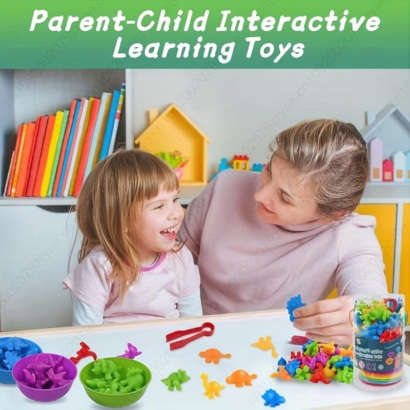 Non-Toxic 56/36Pcs Develop Kids' Fine Motor Skills With Colorful Weight Bear Counting & Arithmetic Tchildren Educational Sensory Toy