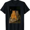 Cat Smoking Cigarette Funny Cat Meme Kittens Brainrot T-Shirt