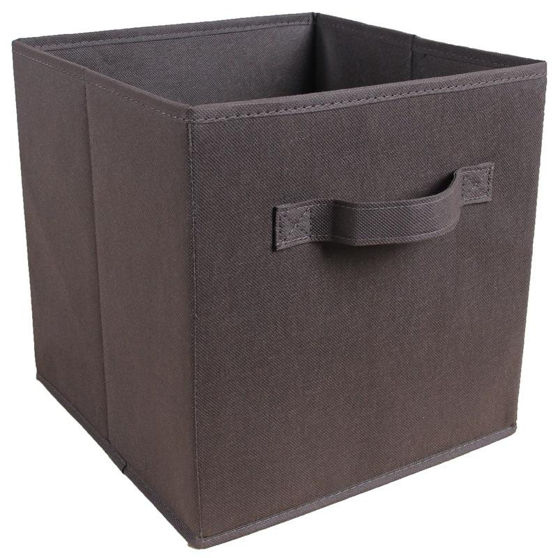 Universal Lidless Foldable Storage Box for Clothes & Toys - Non-Woven Fabric Organizer