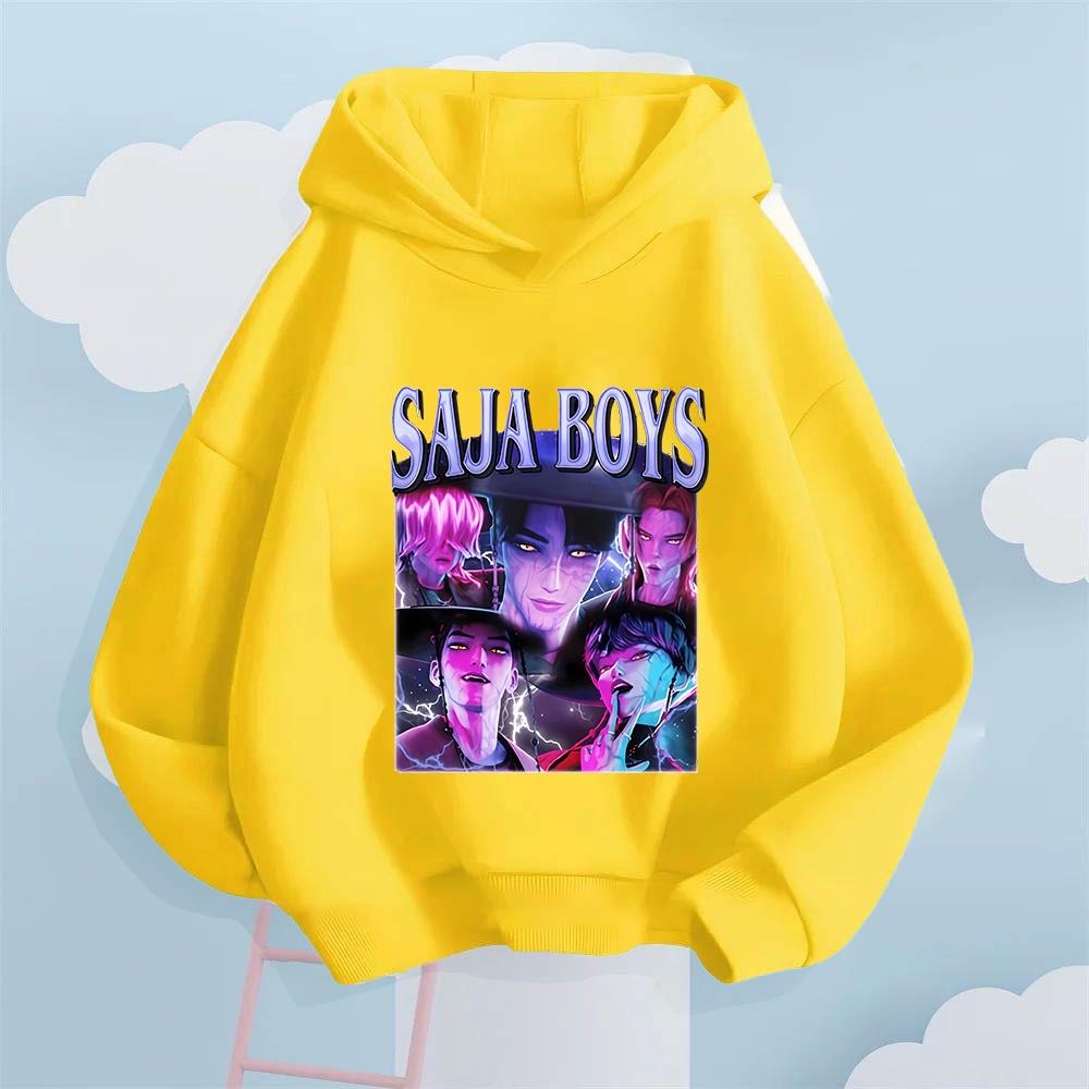 A Global Trendsetter! Saja Boys' Printed Kids' Hooded Sweatshirt Is Incredibly Stylish and Eye-catching.