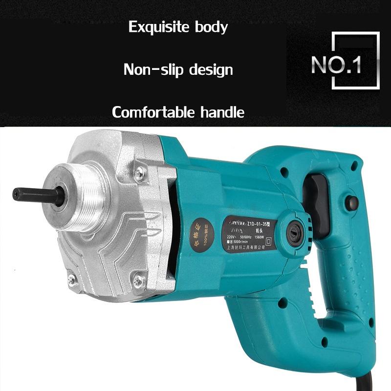 800W/1200W/1560W Electric Concrete Vibrators Needle Lightweight Concrete Mixer Strong Motor Construction Tools