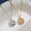 Fú Character Chinese Style Pendant Necklace - Women's Elegant, Non-Fading, High-End Retro Design