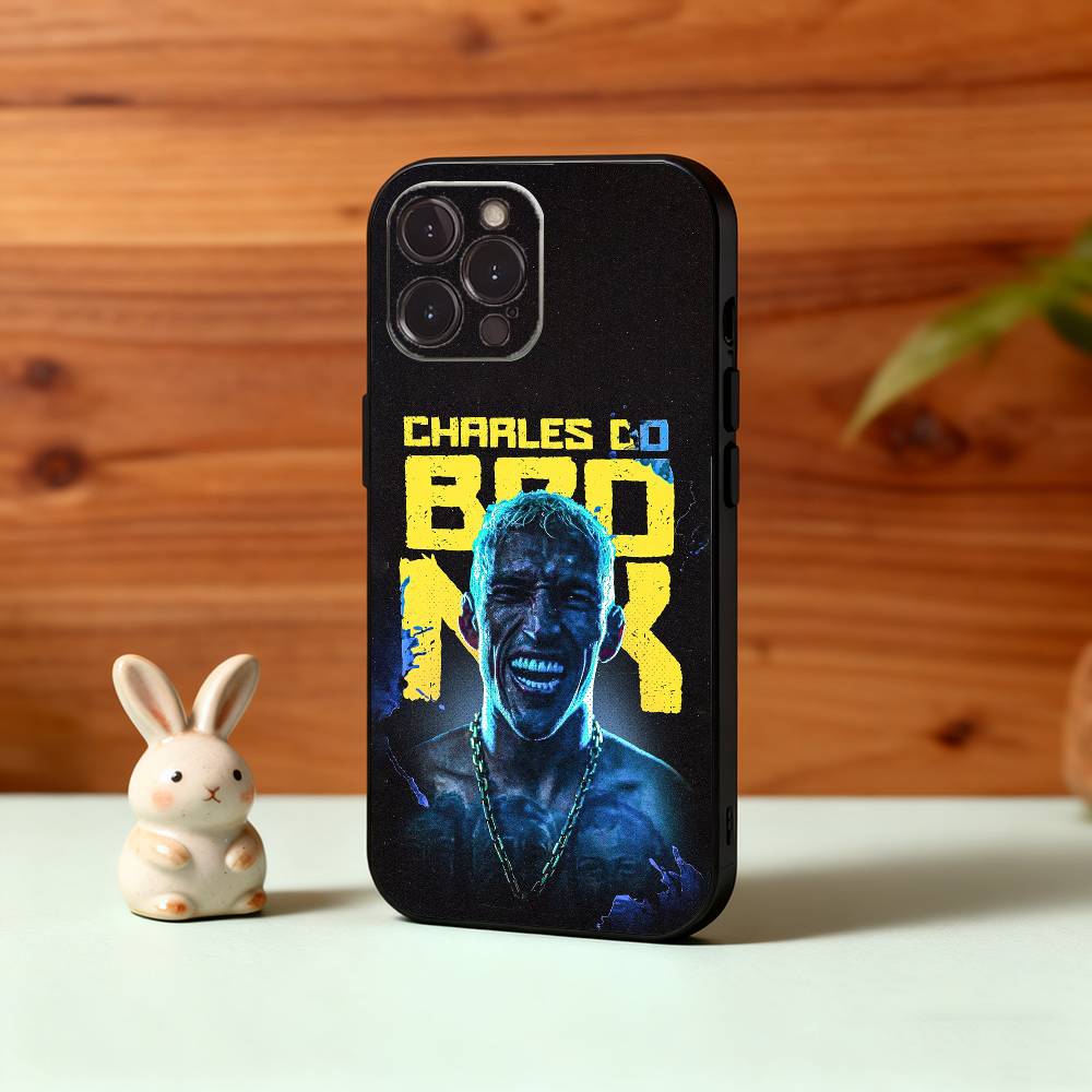 F-Fighter C-Charles Oliveira Do Bronx Phone Case For iPhone17,16,15,14,13,12,Plus,Pro Max, 5G Others Soft Black Cover