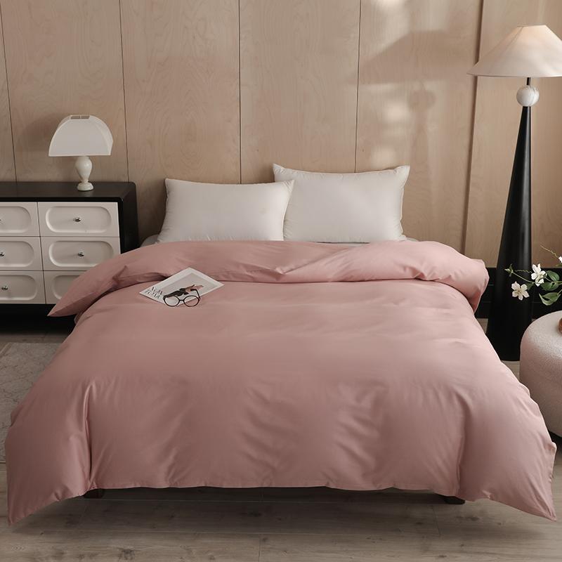 2025 new twill pure cotton quilt cover cotton solid color quilt cover single student dormitory skin-friendly single quilt cover