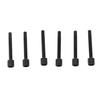 6PCS Metal String Lock Screws Black Color Tremolo Saddle Screws  For Electric Guitar