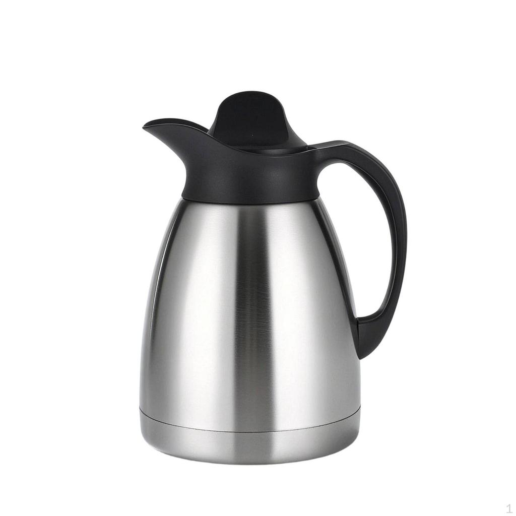Insulated Kettle Stainless with AntiDrip Spout Heat Retention Thermal Carafe for