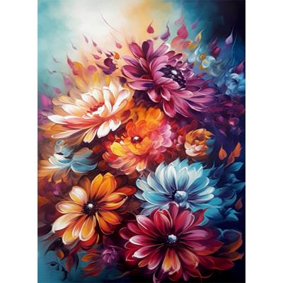5d DIY Diamond Painting Cross Stitch Watercolor Flowers Diamond Embroidery Mosaic Full Round Drill Home Decor Arts