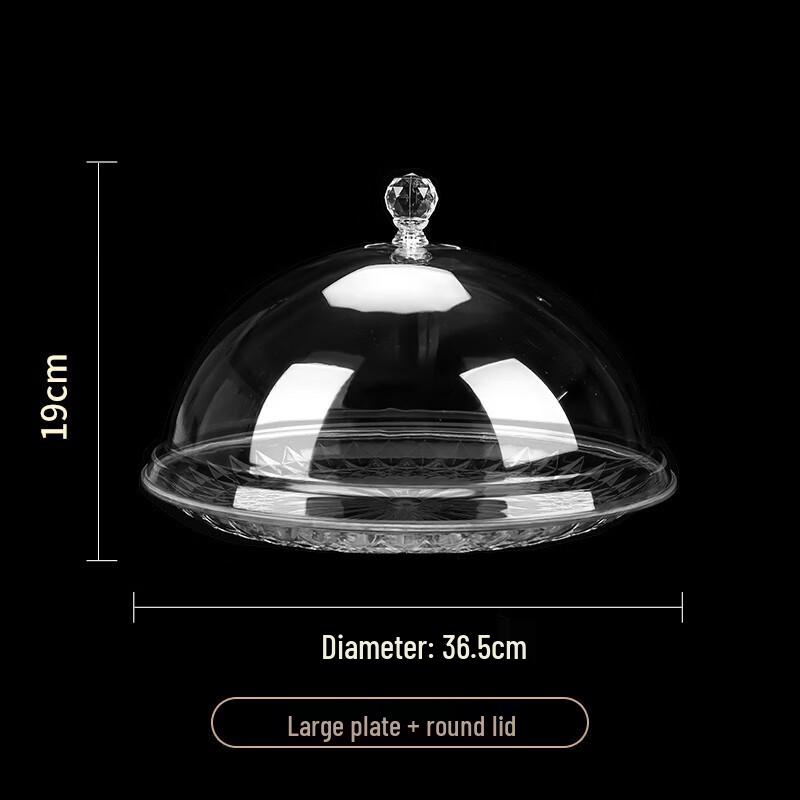 Modern Three-Layer Plastic Fruit Bowl with Lid