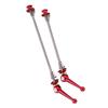1 Pair   Hub Quick Release Poles Bike Front Rear   Alloy Axle Skewer Lever