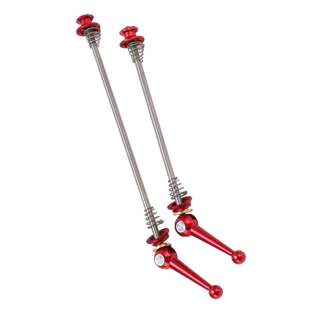 1 Pair   Hub Quick Release Poles Bike Front Rear   Alloy Axle Skewer Lever