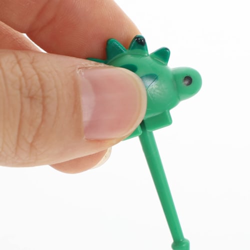 HAKIDZEL 18 Pieces Dinosaur Fruit Picks, Lunch Box Accessories for Kids, Multi-Purpose Food Picks for Cakes, Color