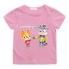 Camiseta Infantil Estampado de Dibujos Animados The Creature Cases 2-12 Años Niños Niñas Unisex Moda Manga Corta Cuello Redondo Tops Casuales
