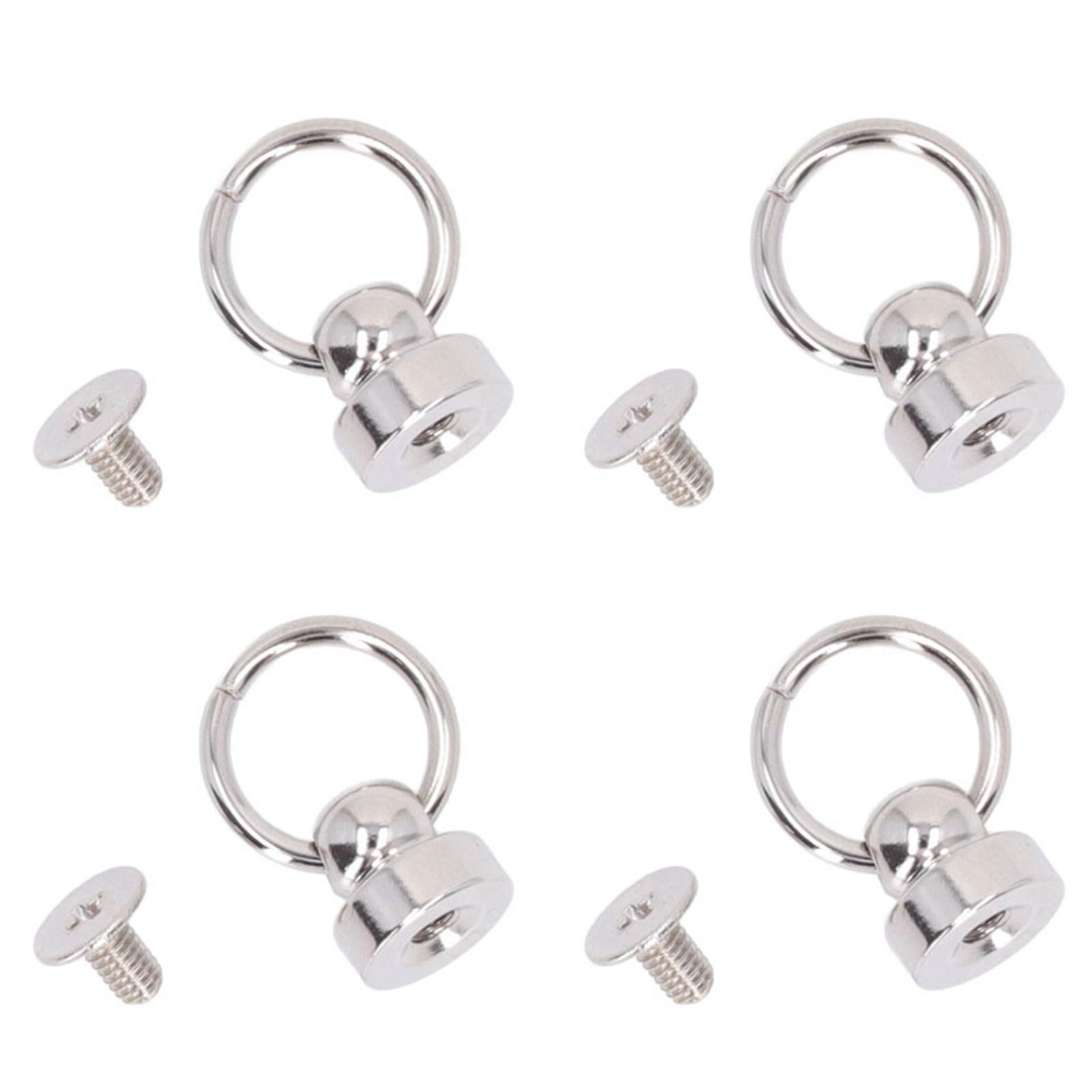 

200 Sets 9mm Brass Rivets Purse Studs Large Pull Button Studs Rivets for Clothing Bags Shoes Phone Case