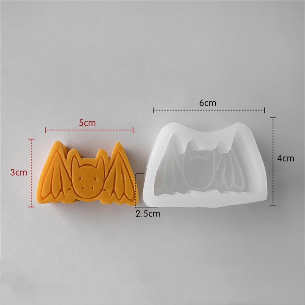 Non-Stick Aromatherapy Mold Santa-Shaped Reusable Flexible Candle Mold Pumpkin-Shaped Scented Candle Mold for Aromatherapy