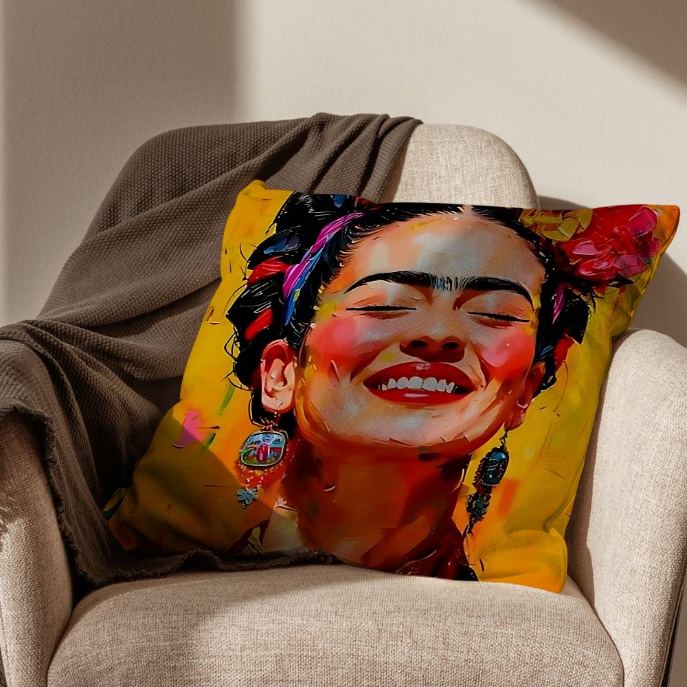 Printed Art Frida Kahlo pillow cover living room sofa cushion cover bedroom room bed pillow cover home decoration
