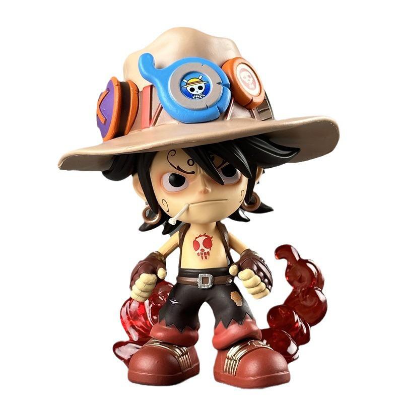 Laughing Luffy & Zoro Figurine – Straw Hat Crew Desktop & Car Ornament