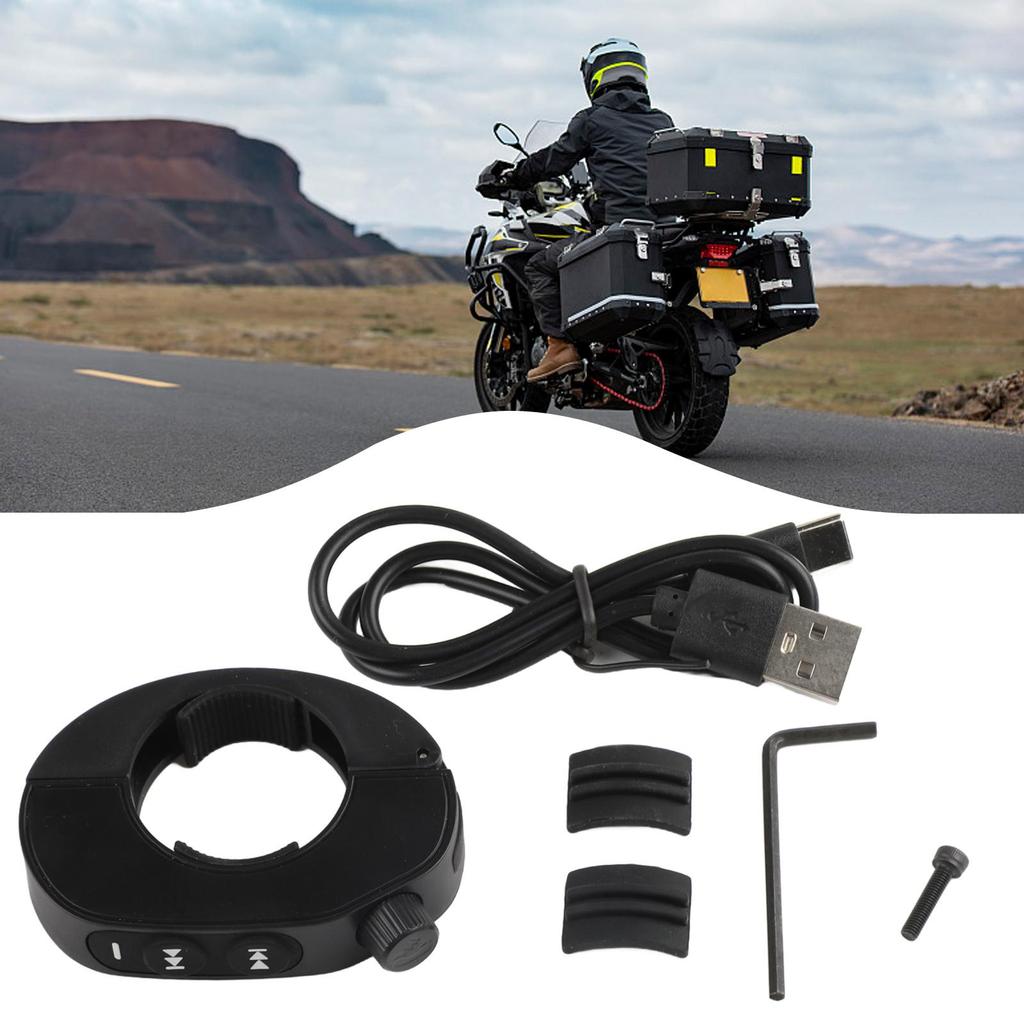 Wireless Handlebar Remote for Motorcycles Call Control Waterproof