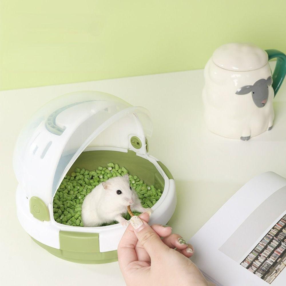 Winter Portable Keep Warm Guinea Pig House Rodent Hamster Cage Small Animal Carrier Mini Pet Cage