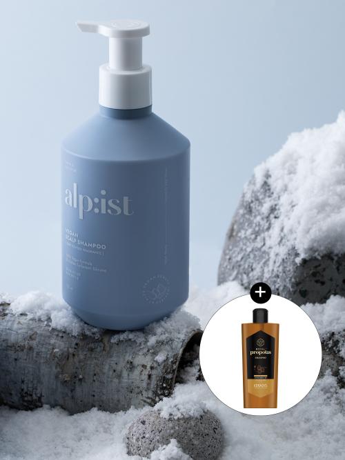 Alpist Baby Powder Vegan Shampoo 730ml + Propolis Shampoo 180ml