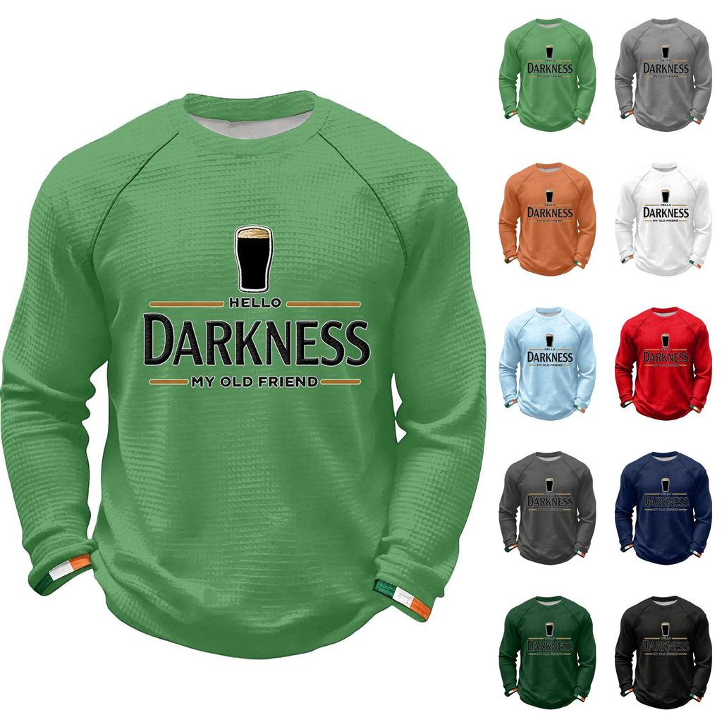 Men's Darkness My Old Friend T-Shirt Irish Beer Shirt Ireland Tee