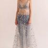 Bling Bling Dress Star Lace Spaghetti Straps Summer Tulle Dress Women Cover Up V-Neck Sling Dress
