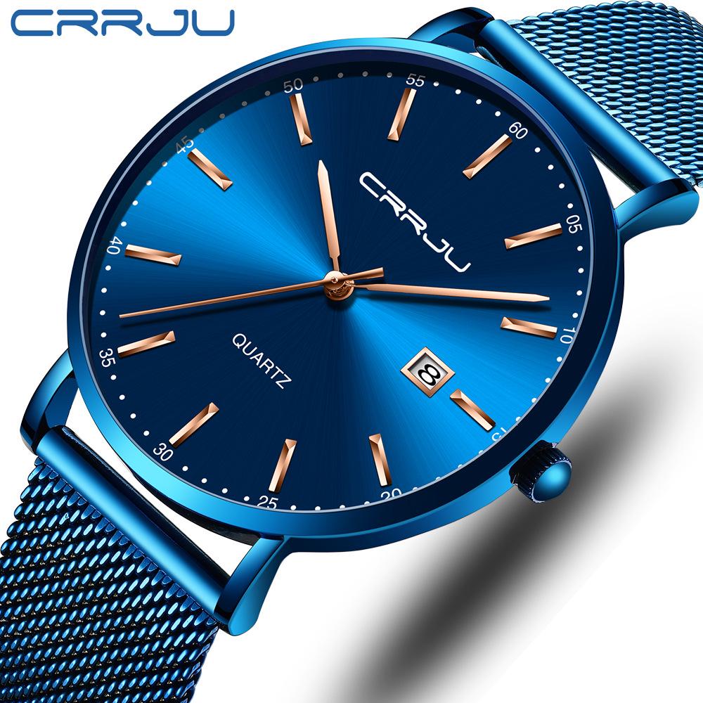 CRRJU 2161 Men's Starry Sky Fashion Watch - Simple Business Design