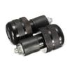 Tourtecs LE6 Handlebar Ends / Weights for Motorcycle Universal Handlebar Black