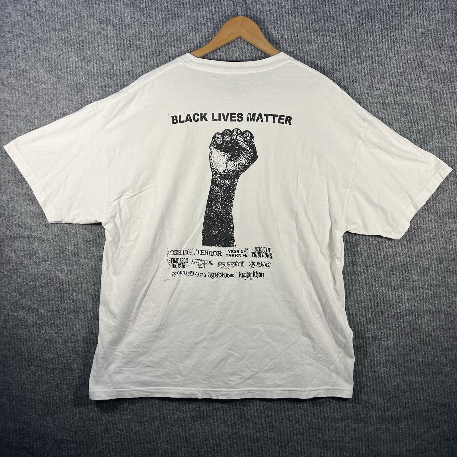 Hardcore Band Shirt 2XL Jesus Piece Terror Knocked Loose Gods Hate Counterparts Unisex T-Shirt XXL