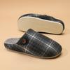 Men Warm Winter Cotton Shoes Women Warm Fur Home Slippers EVA Non-Slip Plush Slippers Indoor Couple Thick Sole Footwear Slides