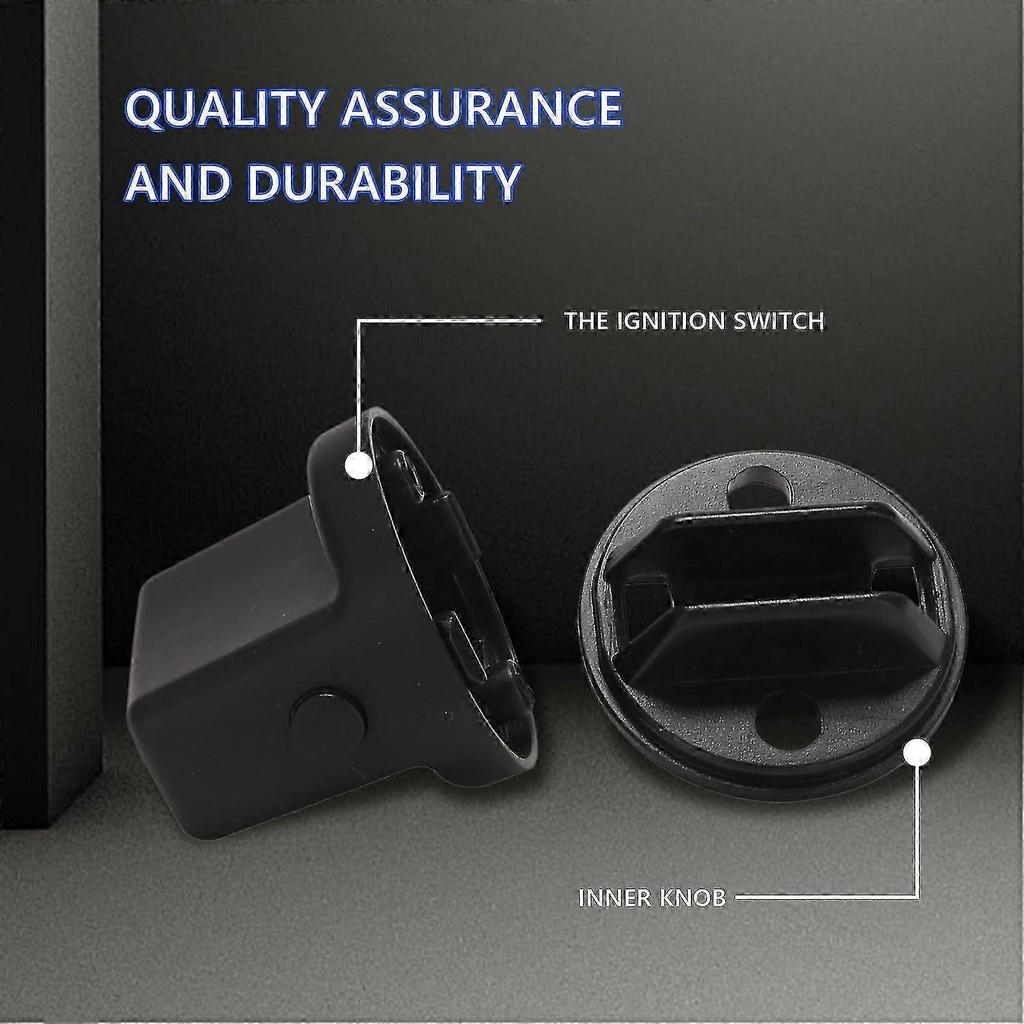 Ignition Key Knob Push Turn Switch Key Ignition Knob Set For Keyless Entry Mazda Speed 6 Cx7 Cx9 Re hwyC