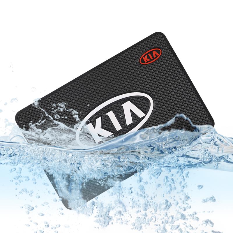 NCTV2 1Pcs PVC Car Dashboard Anti Slip Mat Silicone Pad For KIA Rio 4 Ev3 ev6 Niro Stonic Sportage GT-Line Ceed Picanto Forte Sorento