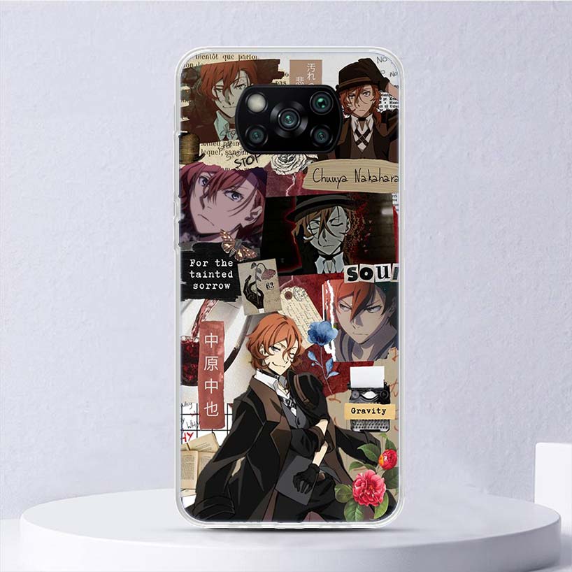 Bungo Stray Dogs Nakahara Chuuya Soft Case For Xiaomi Poco X7 X6 X5 X4 X3 Nfc F7 Ultra F6 F5 Pro Phone Cover F4 Gt F3 M5S M4 M3