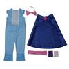 Kids Anime Toy Story Bo Peep Jumpsuit Suit Cosplay Costume Girl Cape Jumpsuit Headdress Halloween Costume
