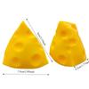 Käse Stressball Squishy Fidget Spielzeug Simulation Käse Quetschspielzeug Weich Niedlich Kneifen Käse Langsamer Rückprall für Erwachsene Spielzeug