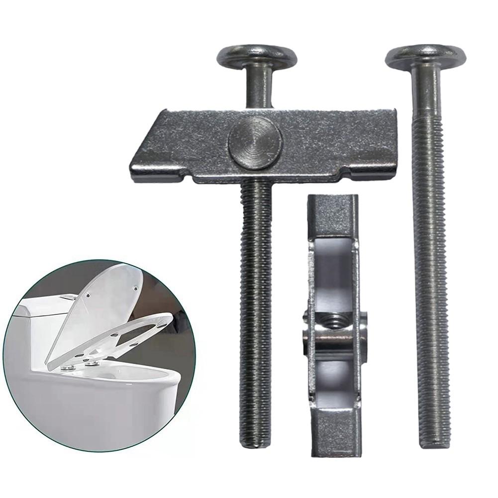 Reliable 304 Stainless Steel Toilet Seat Bolts Pack of 2 for Replacement
