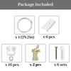 62KD 2m/78.74'' Ceiling Curtain Track, Curved Curtain Track, Wall Mount Curtain